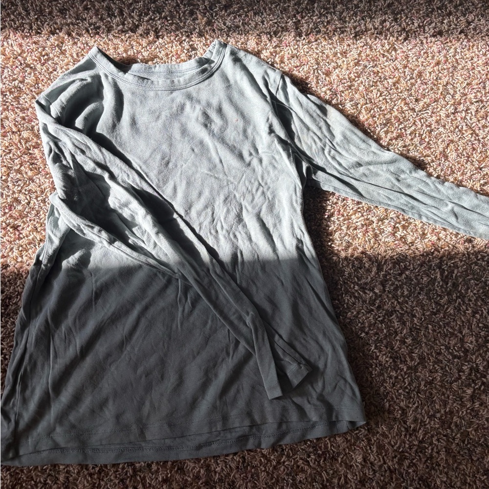 Gray Long Sleeve Shirt